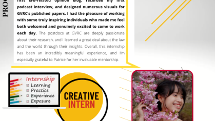 Joanne Chen. intern